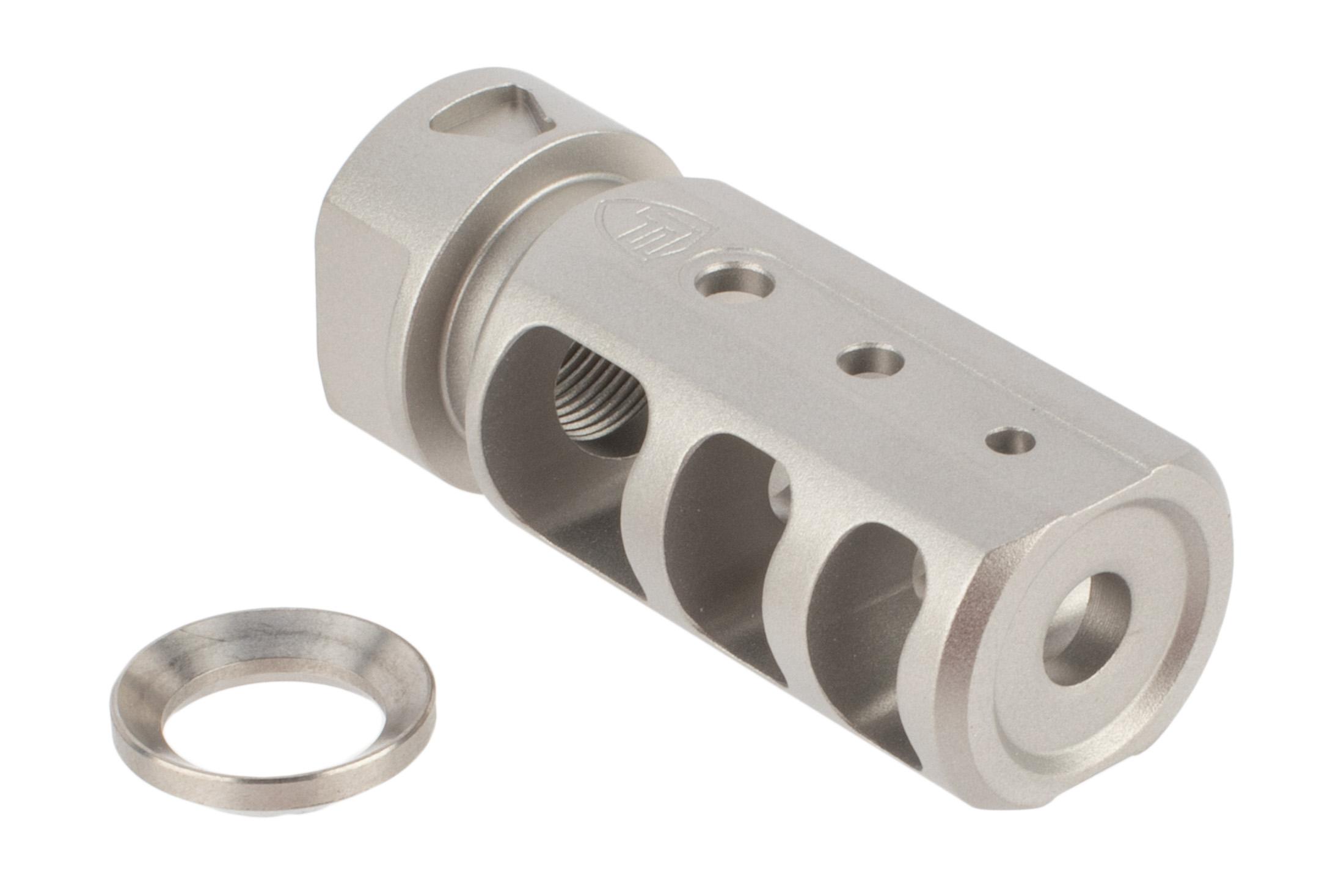Fortis RED Mod 2 5.56 Muzzle Brake 1/2x28 - Stainless